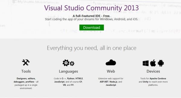Microsoft launches Community version of Visual Studio